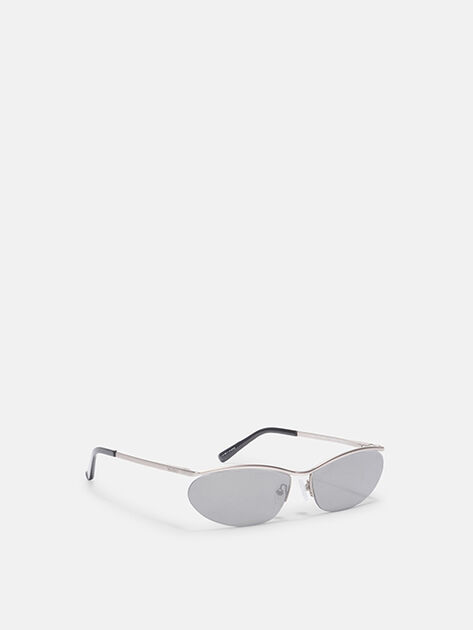 THE ATTICO Silver sunglasses SILVER/SILVER + SILVER LENSES 260WAS00040MET008AA336