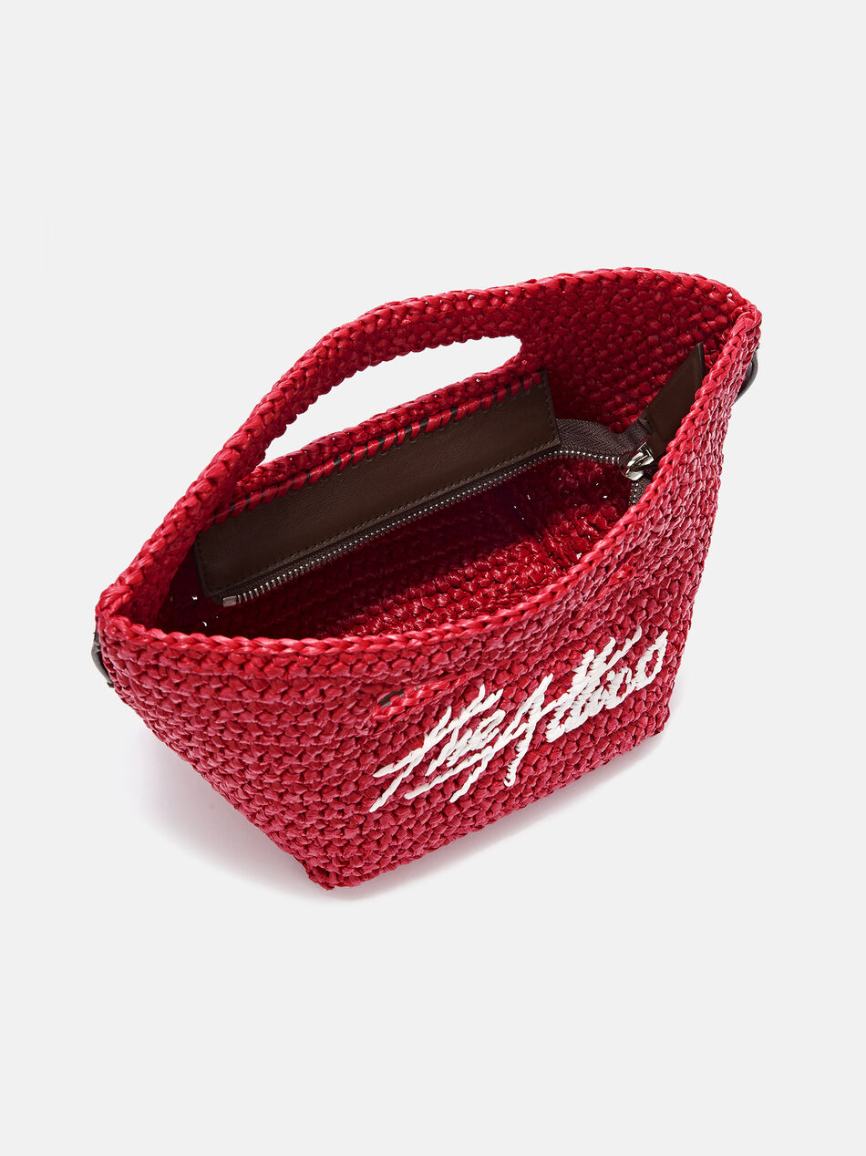 THE ATTICO ''Via dei Giardini 15'' red tote bag RED 250WAH00056VVV093AA010