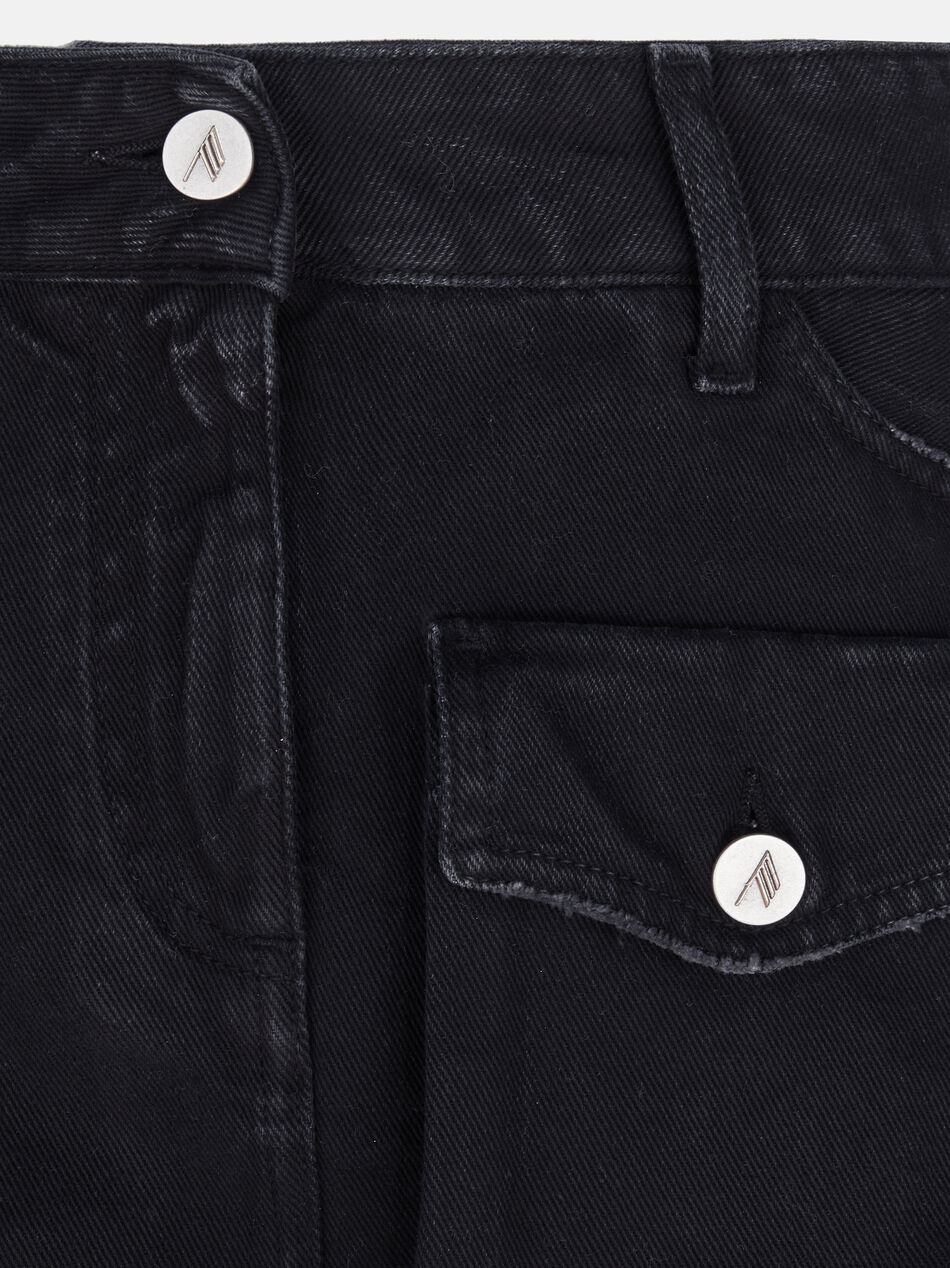 THE ATTICO ''Fay'' black mini skirt Black 241WCS136D066100