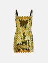 THE ATTICO ''Rue'' gold mini dress Gold 242WCA196H168022