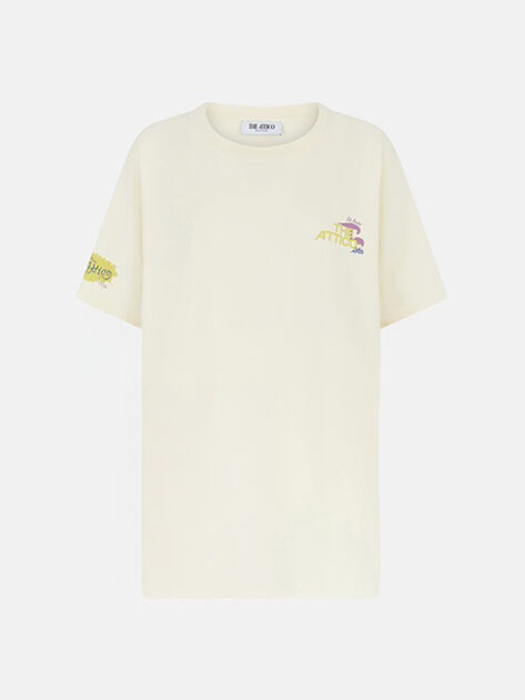 THE ATTICO Multicolor Ibiza T-shirt MULTICOLOR SPEWCT00353JJJ025IB021