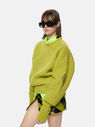 THE ATTICO Lime sweater