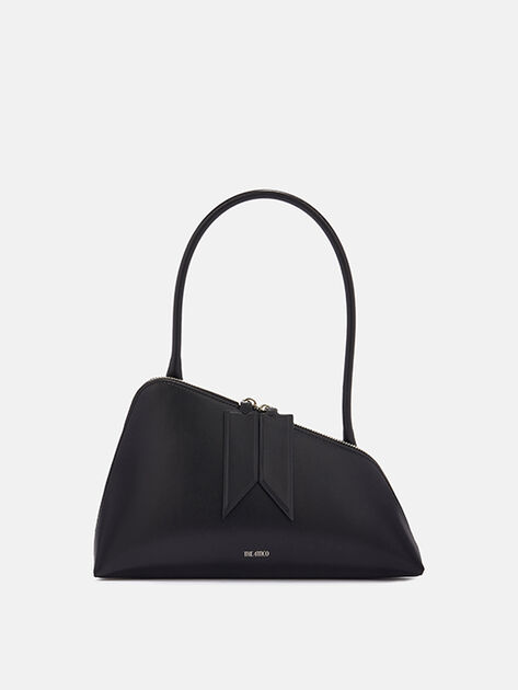 THE ATTICO ''Sunrise'' black shoulder bag BLACK 236WAH42L019100