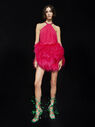 THE ATTICO ''Rose'' strawberry mini dress  226WCA137E059R009
