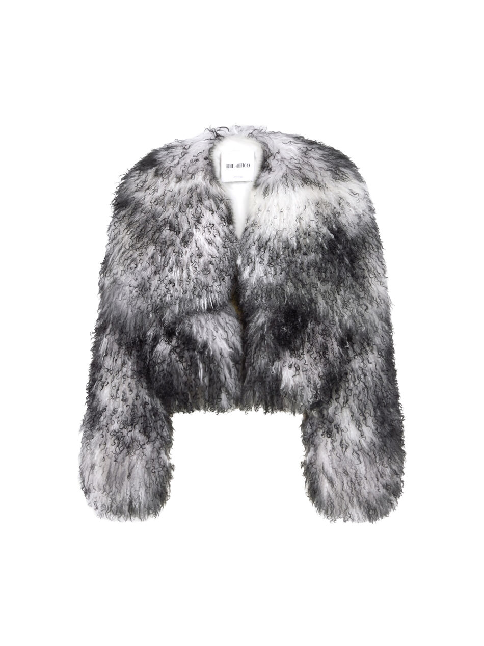 THE ATTICO White and black bomber WHITE/BLACK 260WCB00081LBT149SP020