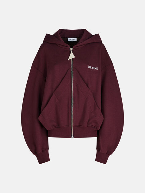 THE ATTICO Burgundy sweatshirt BURGUNDY 251WCF00015JJF007AA114