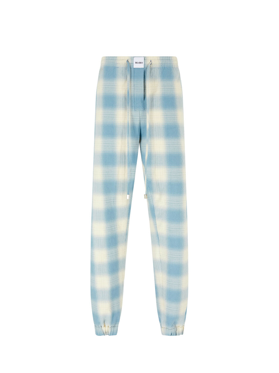THE ATTICO Light blue and white long pant LIGHT BLUE / WHITE 260WCP00257CCW001AA264