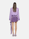 THE ATTICO ''Margot'' lavender mini dress Lavander 237WCA113C069287