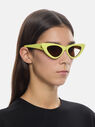 THE ATTICO ''Dora'' lemon sunglasses  229WAS19MET2378