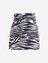 THE ATTICO Zebra printed mini skirt