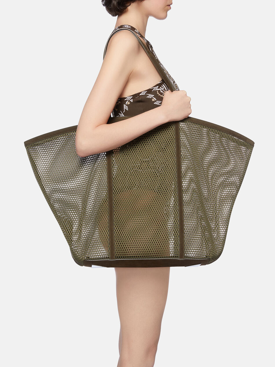 THE ATTICO ''Via del Mare'' military green tote bag Military green SPEWAH53E102828