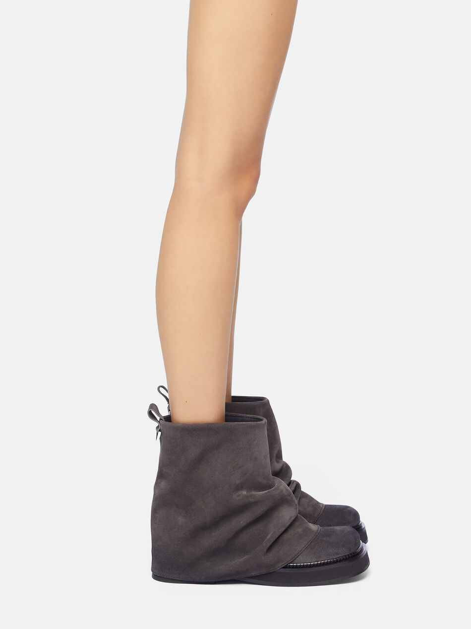 THE ATTICO ''Mini Robin'' dark grey combat boot Dark grey 248WS832L108233