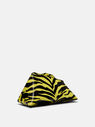 THE ATTICO ''8.30PM'' black and yellow oversized clutch  227WAH01EL020227