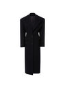 THE ATTICO Black long coat BLACK 246WCC57W051100
