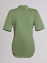 THE ATTICO "Tessa"olivine t-shirt FIELD GREEN 212WCT49C029145