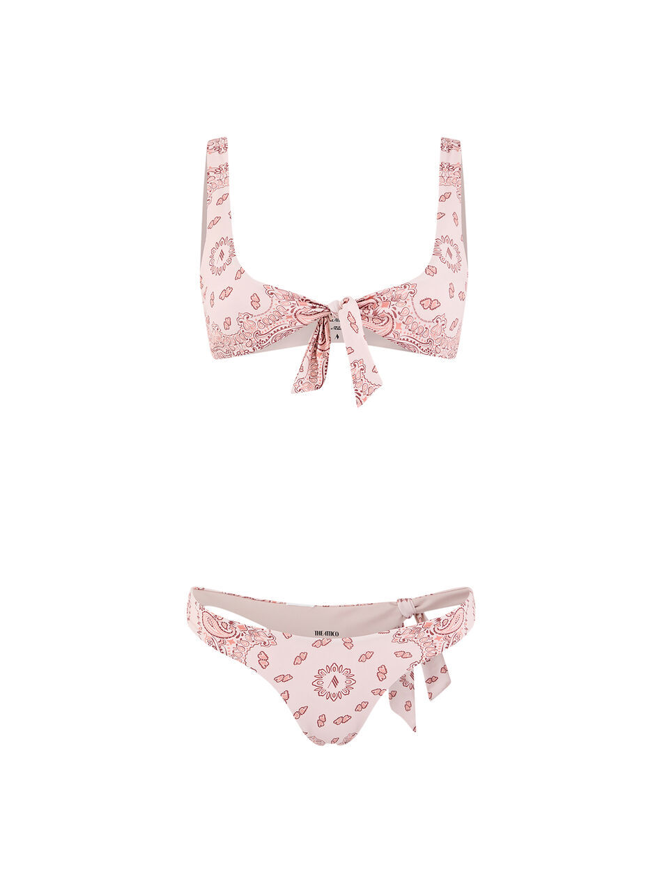 THE ATTICO Beige, pale pink and light coral bikini Beige/pale pink/light coral 250WBC00011PAA048PR996