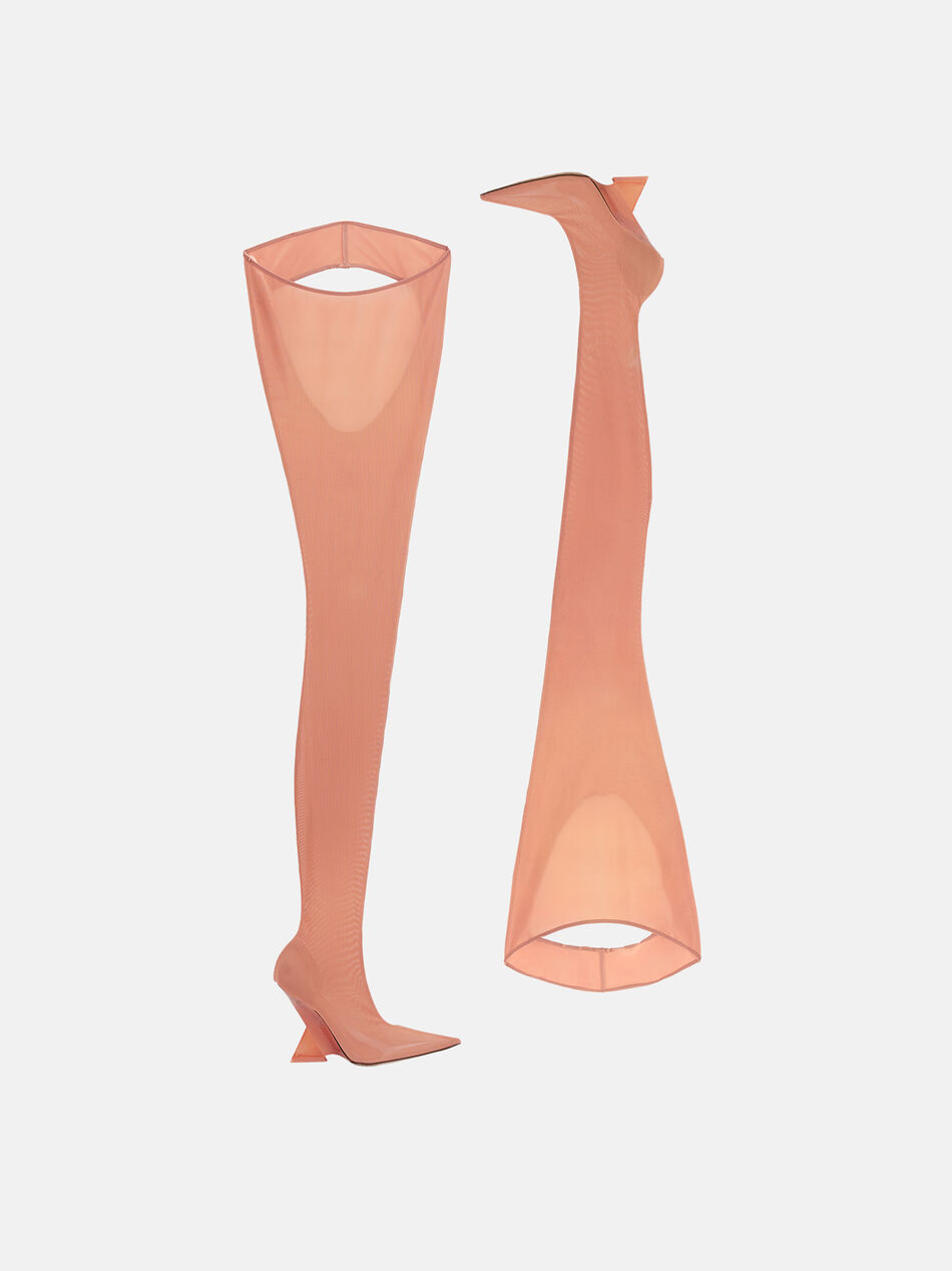 THE ATTICO ''Cheopissima'' peach thigh high PEACH 250WSH00802PAA081PH006