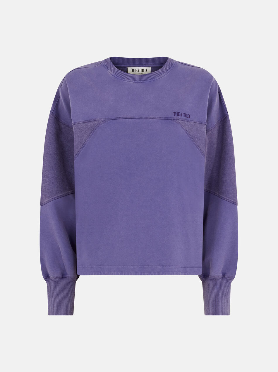 THE ATTICO Purple sweatshirt PURPLE 260WCF00025JJF006AA035