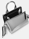 THE ATTICO ''Friday'' silver mini handbag SILVER 236WAH02PU02002