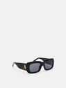 THE ATTICO ''Marfa'' black sunglasses  234WAS12MET2100