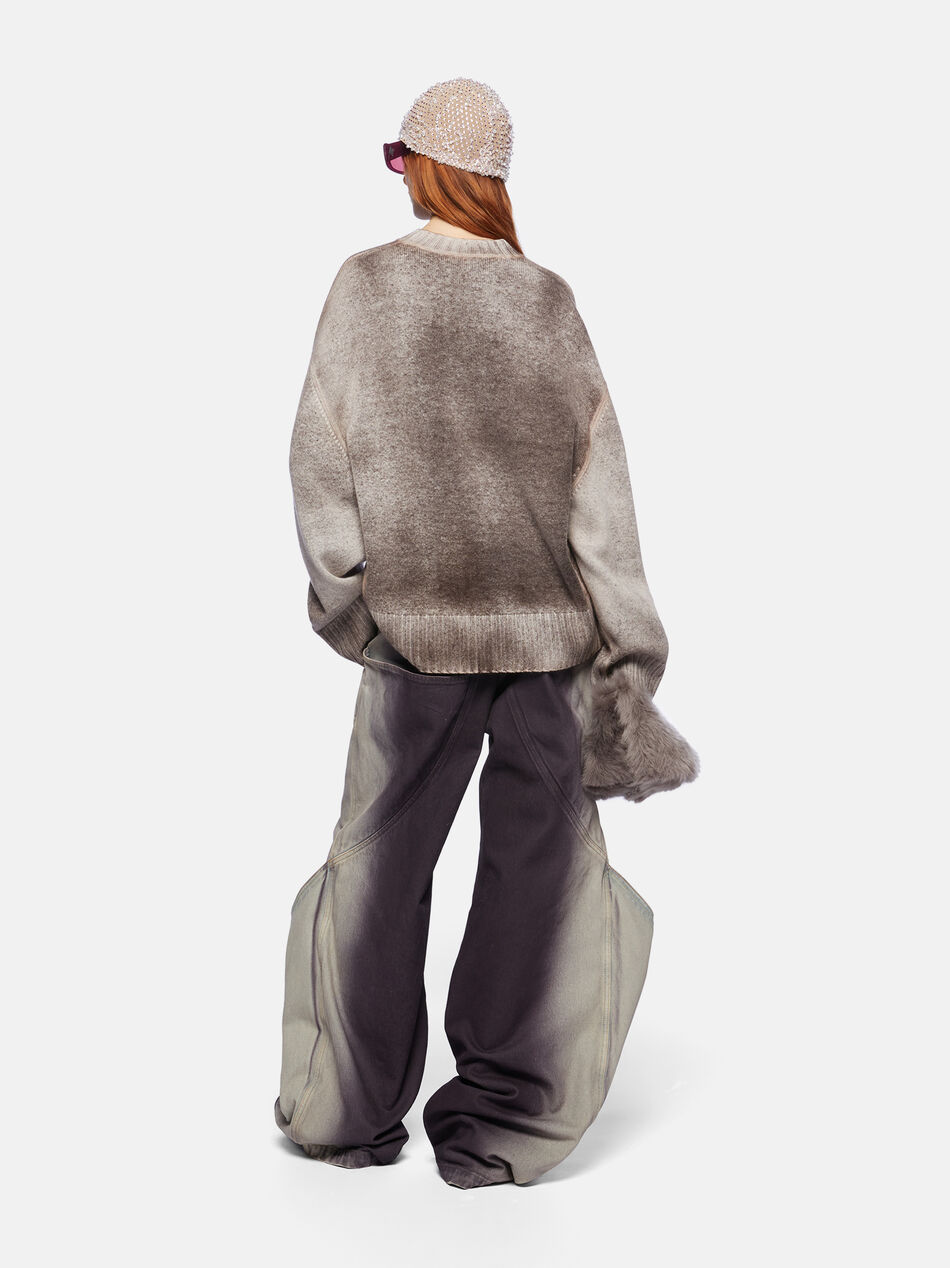 THE ATTICO Taupe sweatshirt taupe 250WCK00107KWS002SS215