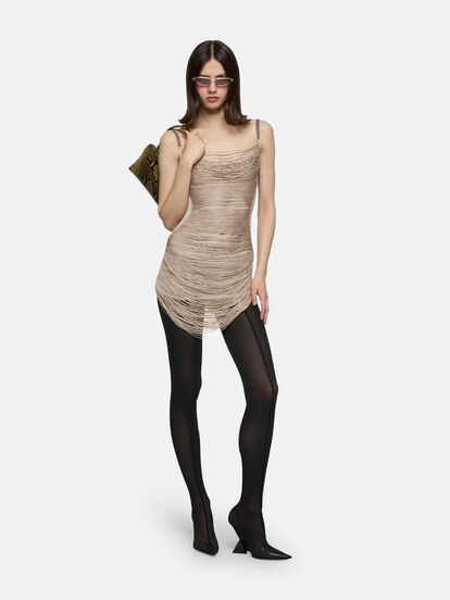 Mini dress silver for Women | THE ATTICO