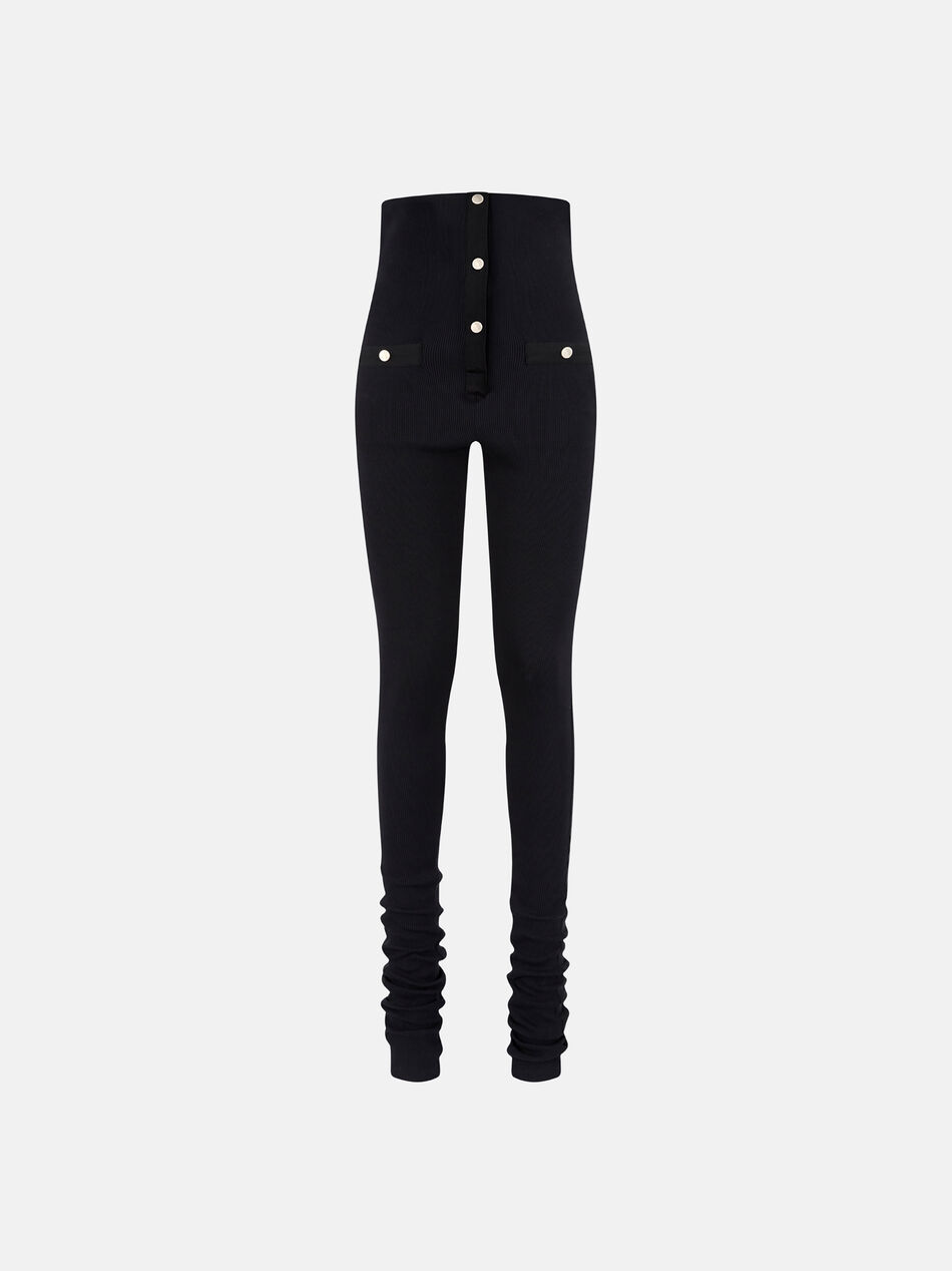 THE ATTICO Black long pant Black 260WCP00261JJJ073AA100
