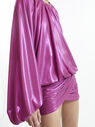 THE ATTICO ''Karen'' violet mini dress