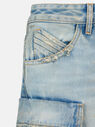 THE ATTICO ''Fern'' faded light blue long pants  231WCP84D049B176