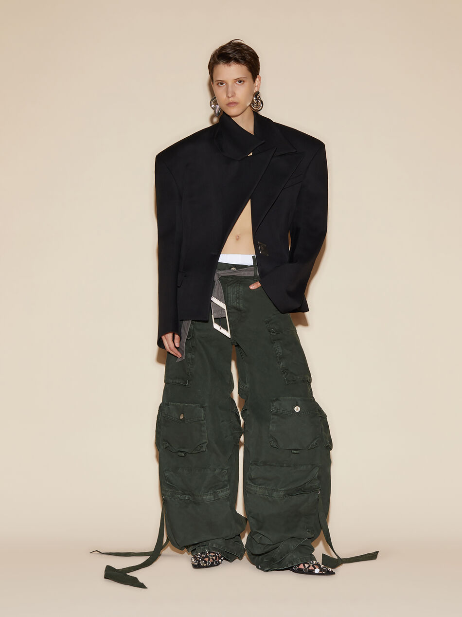 THE ATTICO Ivy green long pants Ivy Green 246WCP180C093152