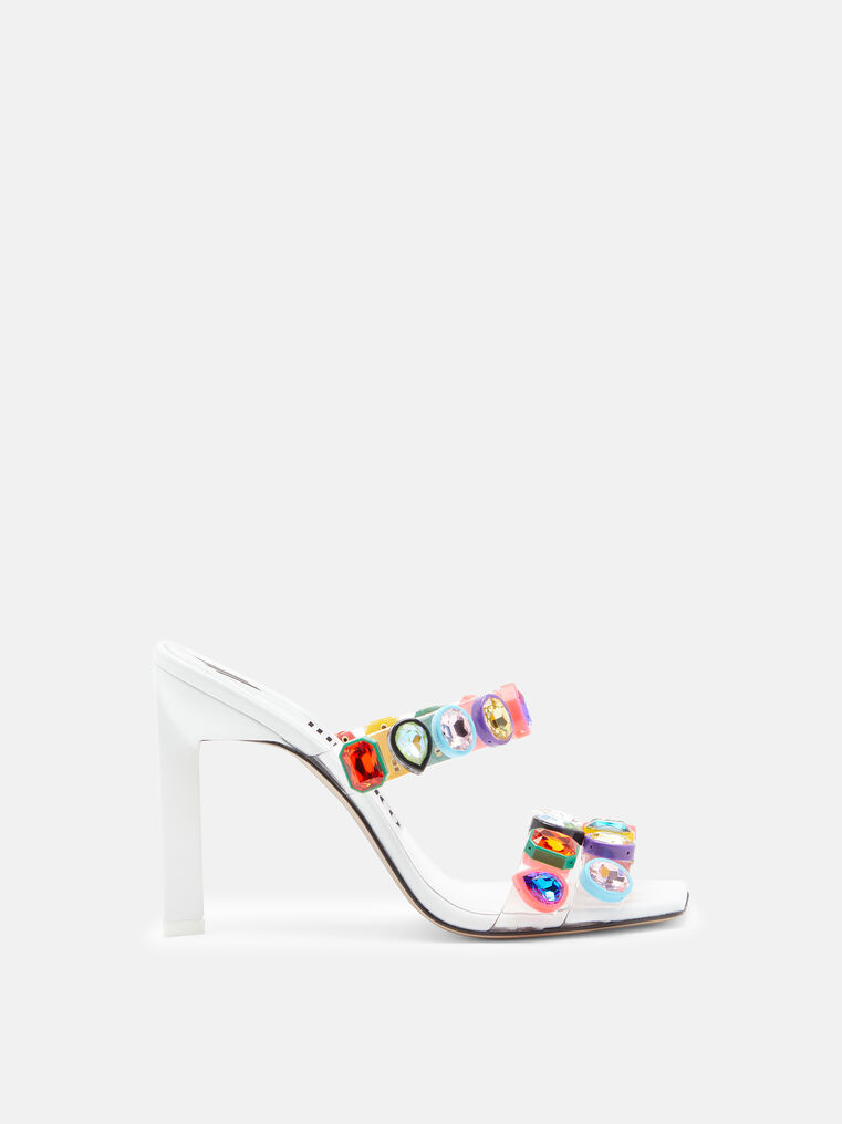 Attico ''nanci'' Multicolor Mule In Multicolor