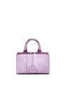 THE ATTICO ''Friday'' violet mini handbag  227WAH02L062012