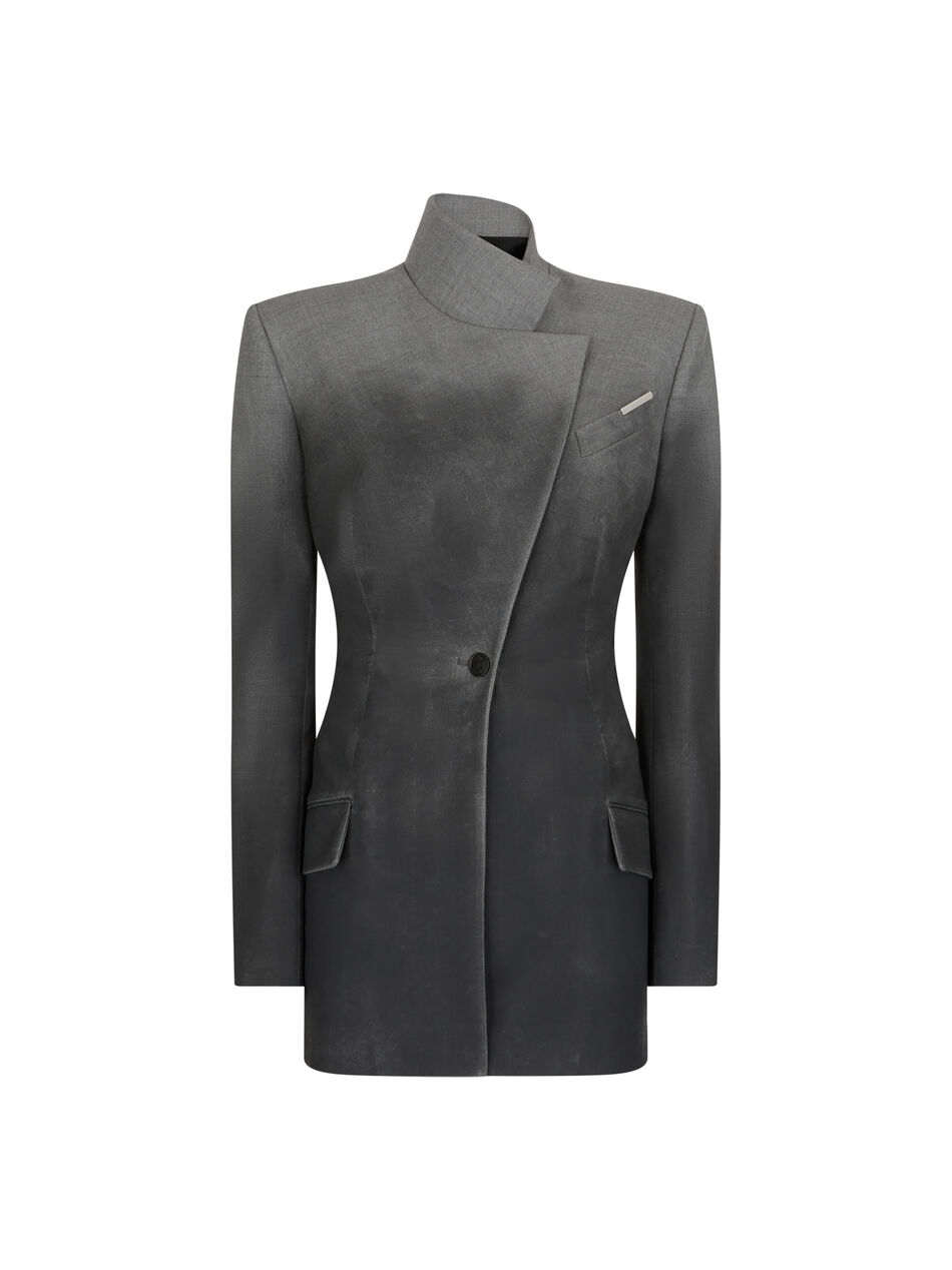 THE ATTICO Grey melange jacket Grey melange 250WCG00082WWW062SP822