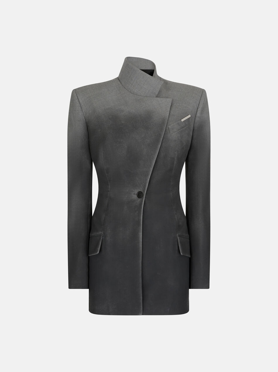 THE ATTICO Grey melange jacket Grey melange 250WCG00082WWW062SP822