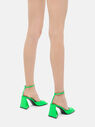 THE ATTICO ''Piper'' fluo emerald sandal FLUO EMERALD 231WS599E056407
