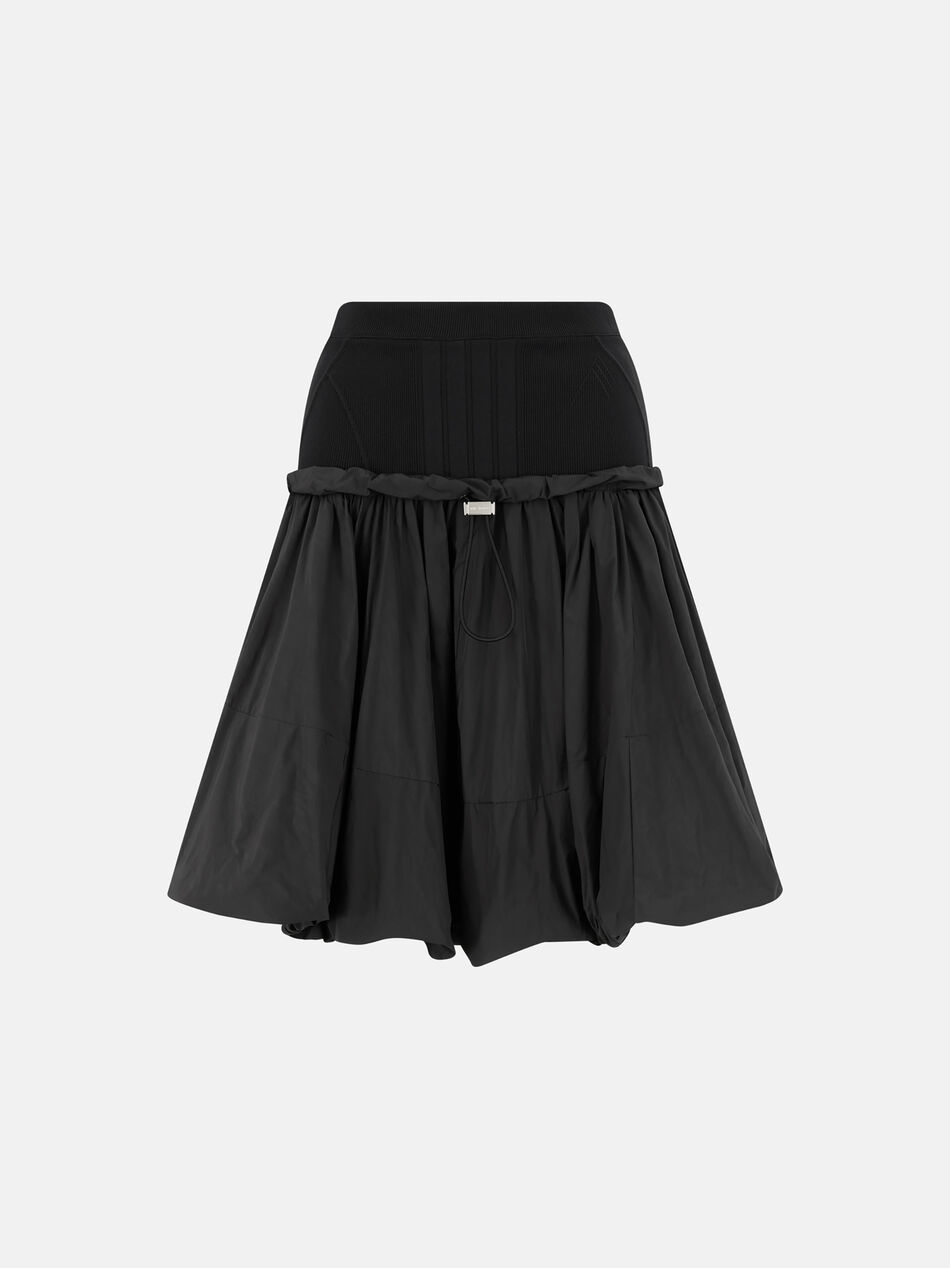 THE ATTICO Black midi skirt Black 260WCS00288PLL011AA100