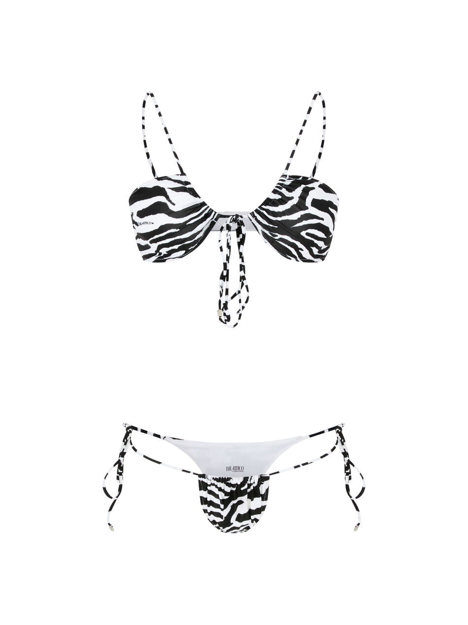 THE ATTICO White and black bikini WHITE/BLACK 260WBC00013PAA116PR020