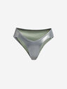 THE ATTICO Titanium metallic bikini bottom TITANIUM 215WBB16E038242