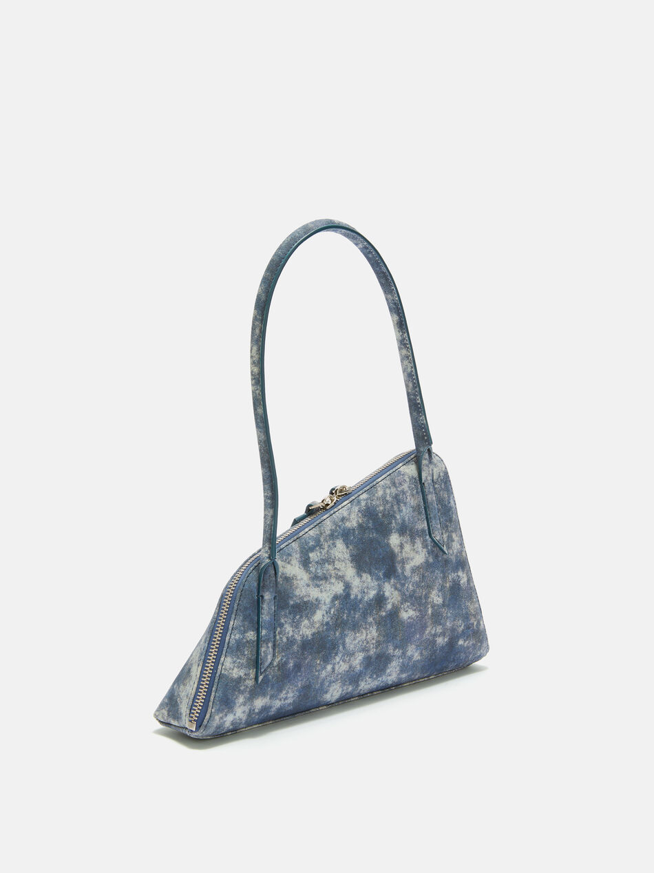 ''Sunrise'' blue denim shoulder bag for Women | THE ATTICO®