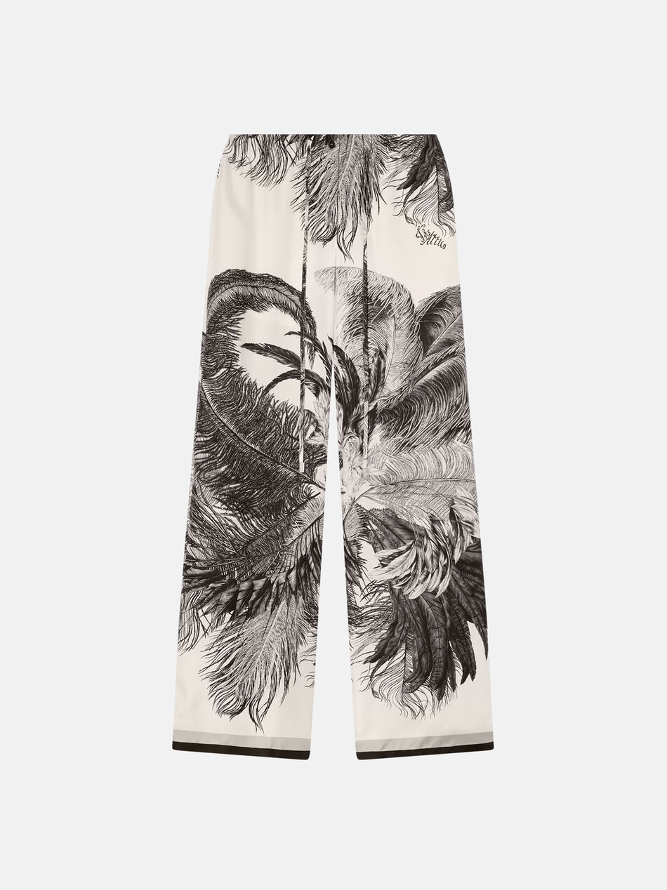 THE ATTICO White and black long pant WHITE/BLACK 260WCP00258SSS026PR020