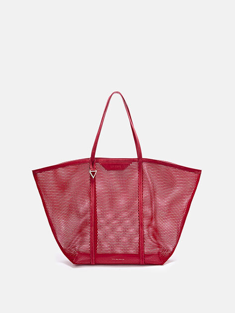 THE ATTICO ''Via del Mare'' red tote bag RED 250WAH00053EEE102AA010