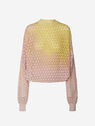 THE ATTICO Pink and yellow sweater