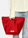 THE ATTICO ''Via dei Giardini 30'' vibrant red tote bag Vibrant red 241WAH47AC04278