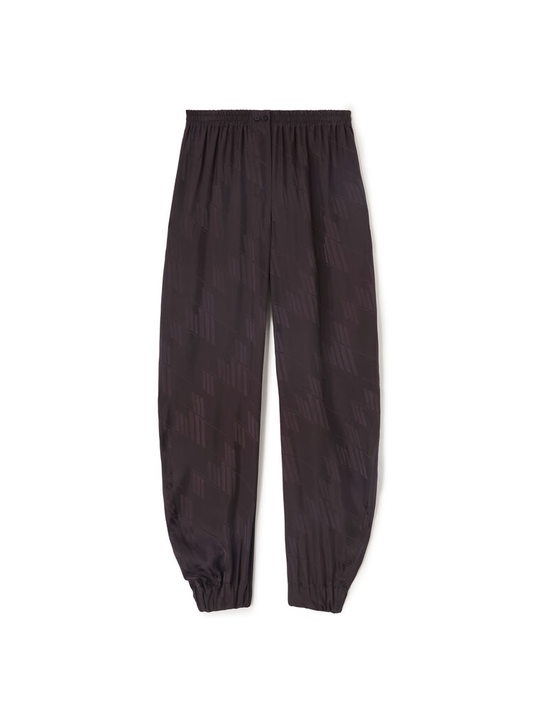 Shop Attico Dark Brown Long Pants