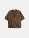 THE ATTICO ''Zayden'' smoked topaz t-shirt Smoked topaz 236WCT184J032503