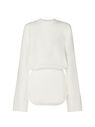THE ATTICO ''Palmer'' white mini dress