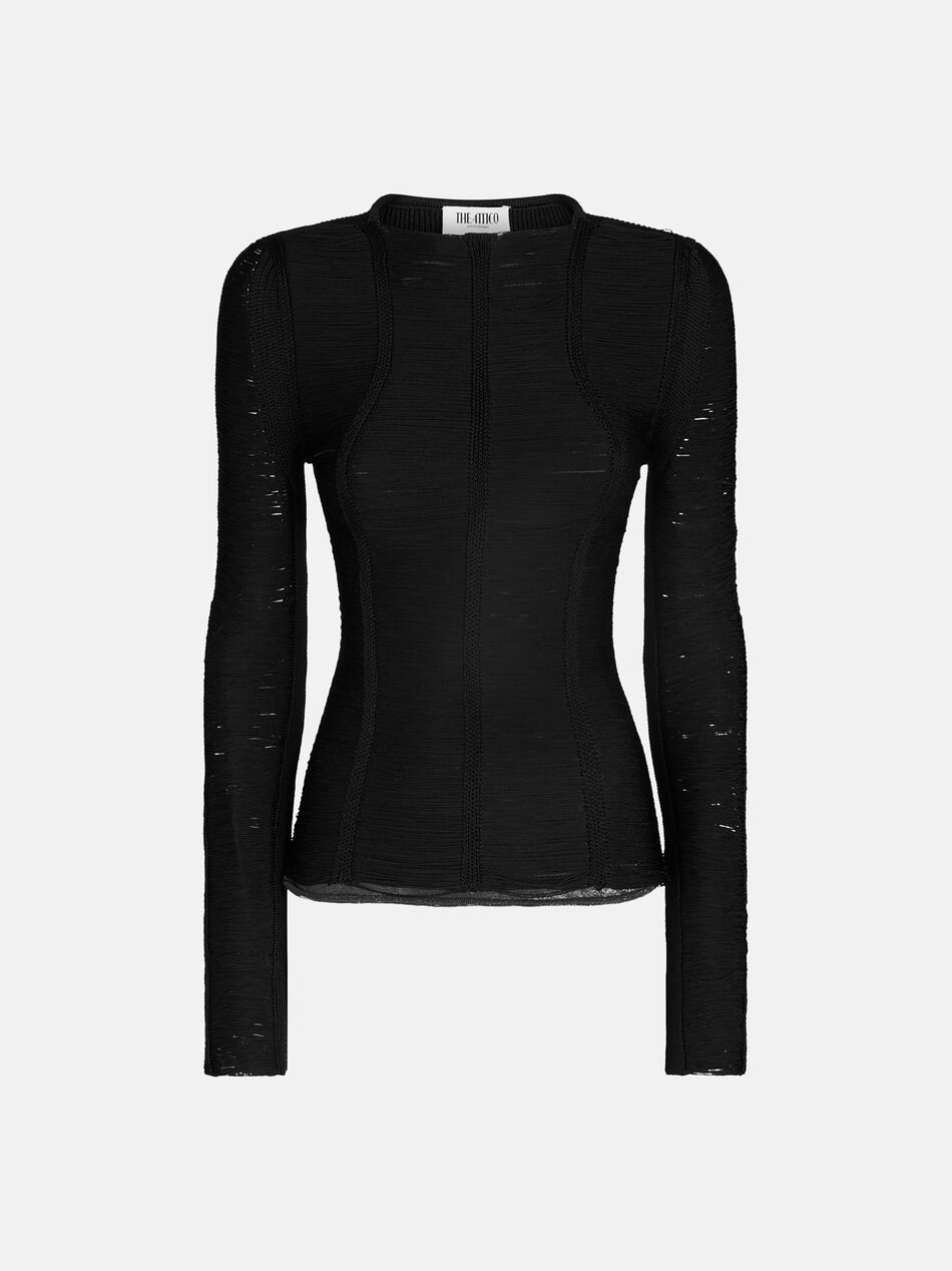 THE ATTICO Sweater black Black 251WCK00128KVV016AA100