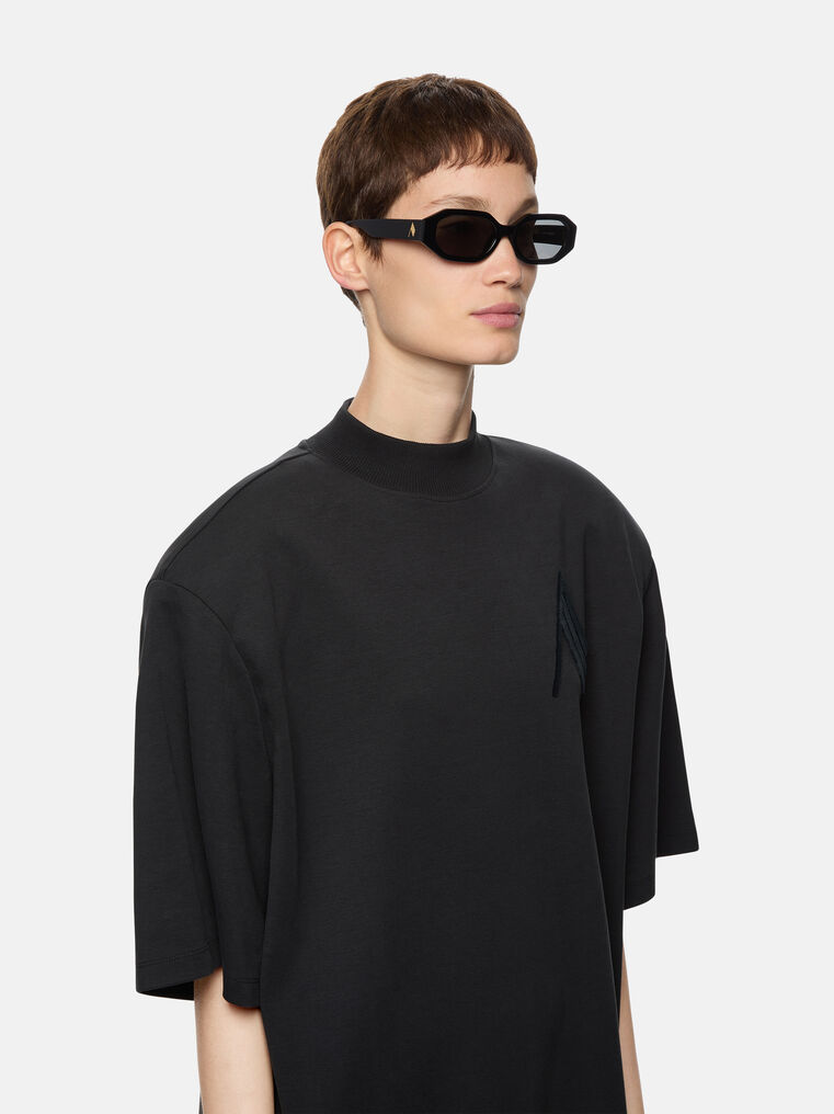 Shop Attico ''irene'' Black Sunglasses