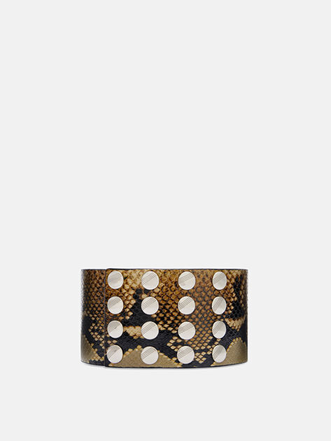 THE ATTICO Black and sahara belt BLACK + SAHARA 251WKE00025LBT003PR202