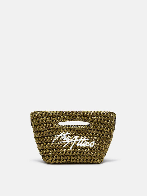 THE ATTICO ''Via dei Giardini 15'' military green tote bag Military green 260WAH00056VVV108AA828